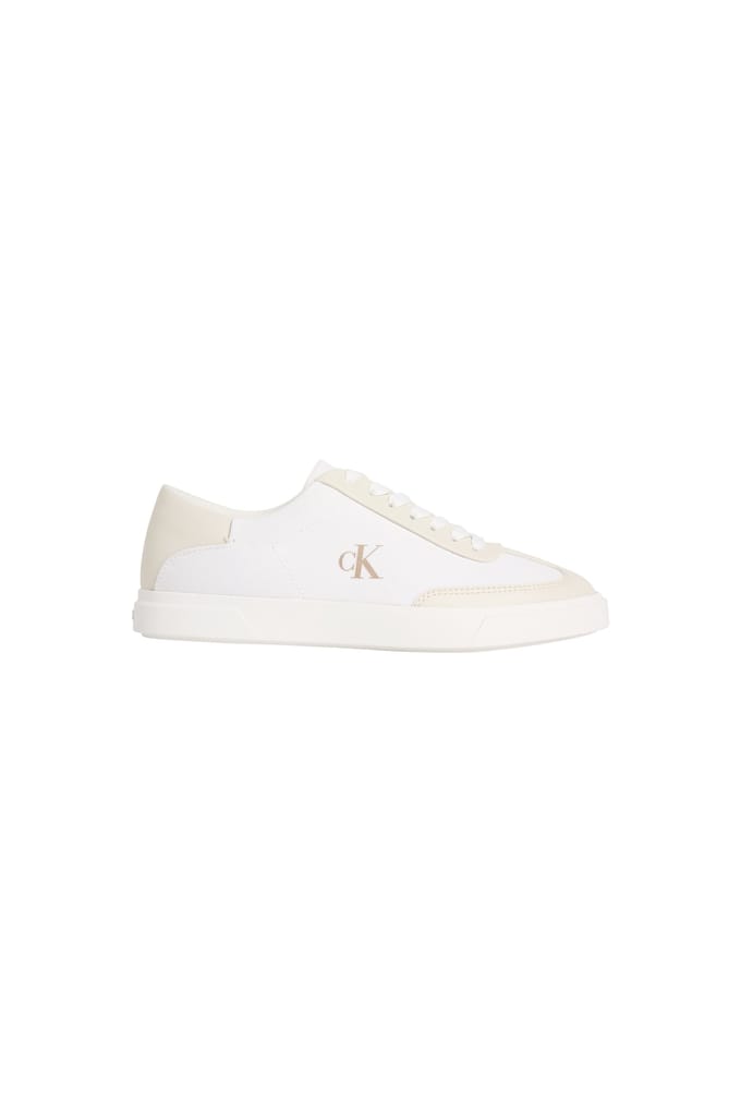 Calvin Klein Low Pro Cup Sneaker White Canvas Bright White/ecru Größe: 37 | Trainers Outlet | Damen | Weiß