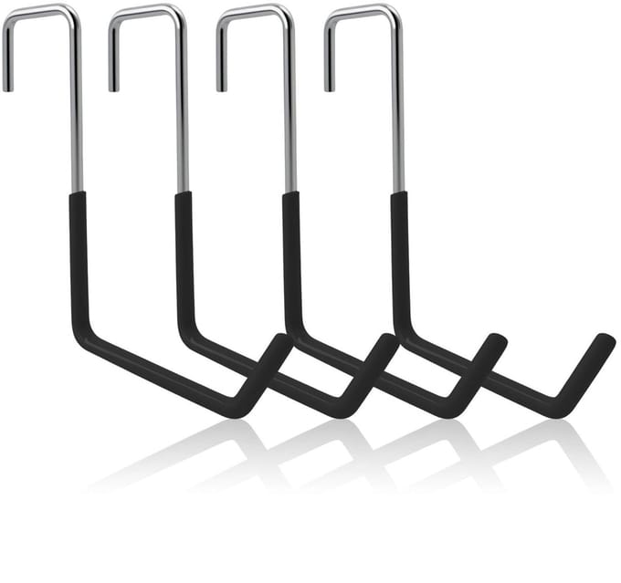 Cosensi - Dailygoods - Set van 4 Robuuste Fietshaken voor Garage en Tuin
