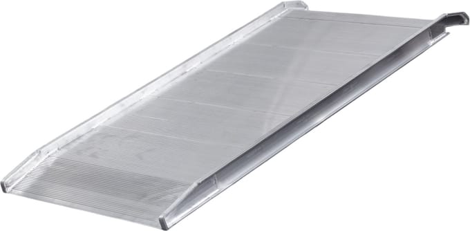 Oprijplaat vast aluminium 815kg 2090 x 970mm bruikbare breedte 920mm MW Tools AOP3004
