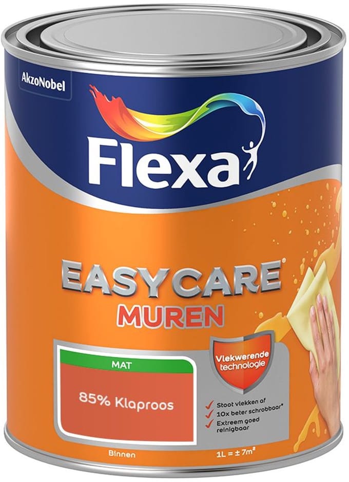 Flexa - Easycare Muren - 85% Klaproos - Mengverf - 1 L