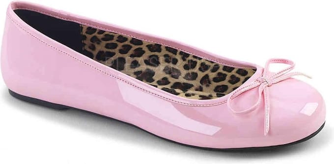 EU 40 = US 10 | ANNA-01 | Ballet Flat W/ Bow Accent
