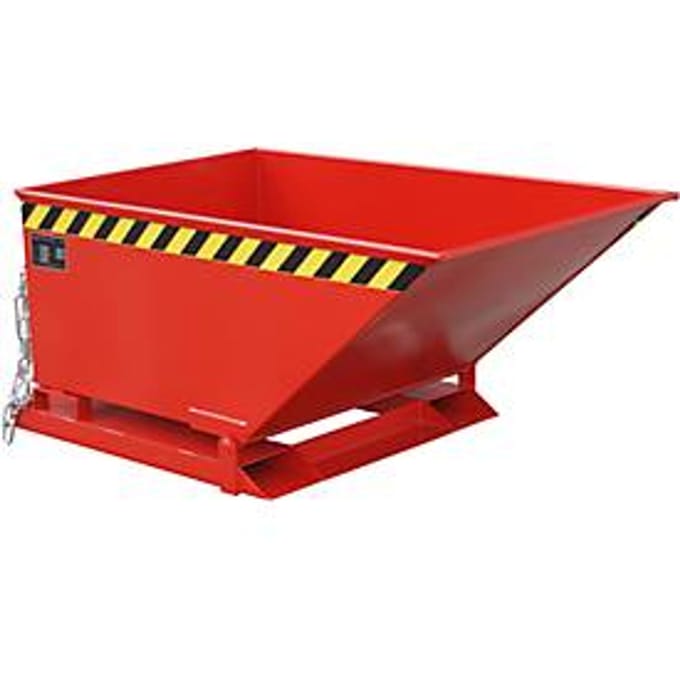 Kiepcontainer KN 400, rood (RAL 3000)