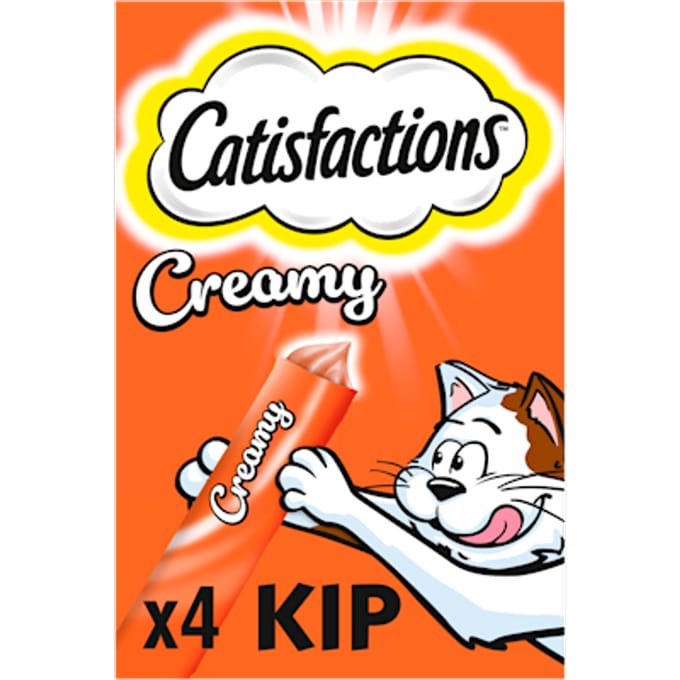 Catisfactions Creamy 60 g - Kattensnack - Kip