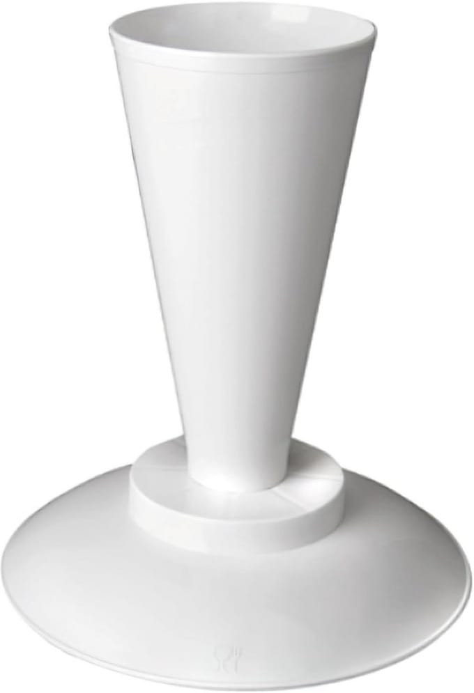 Patisserie Zakhouder - Wit - 10 x 10 x 24 cm