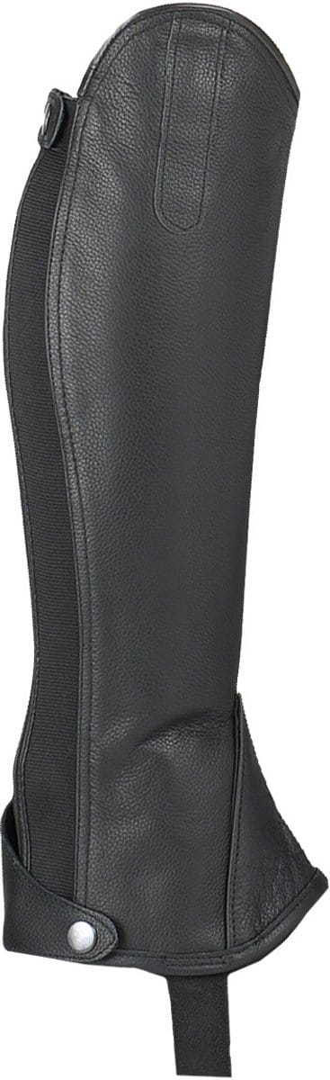 Mondoni Leggings Minichaps - Maat: M - Zwart - Leer