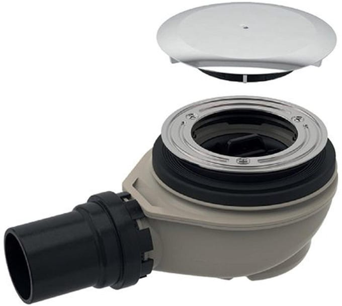 Geberit Douchebakafvoer Pp - met Deksel - 40 Mm - verchroomd chroom
