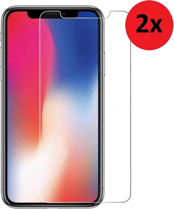 Screenprotector Geschikt voor iPhone 11 - iPhone 11 Tempered Glass 2x