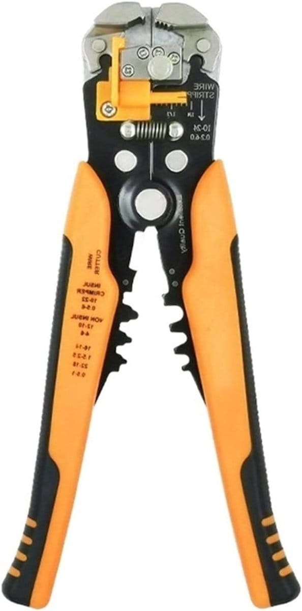 Draadstripper - Krimptang - Kabels Aansluiten - Geïntegreerd Gereedschap - 1.0 Gram - Zwart