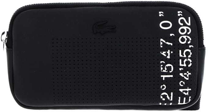LACOSTE Telefoontasje Phone Holder Noir Blanc Zwart