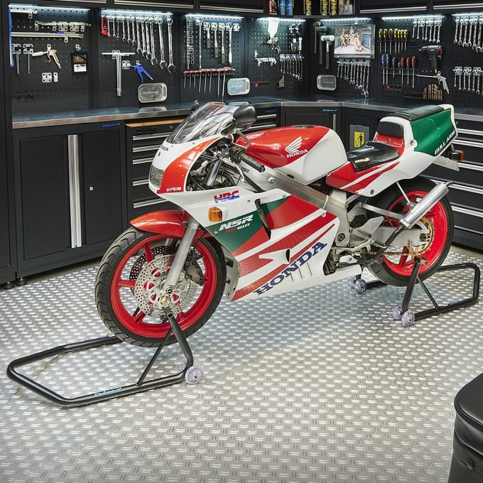 Datona® Bundel: paddockstand 'Bike-Line' en 'Xtreme' - Zwart - Zwart