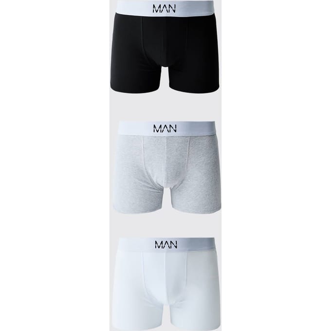 3-pack Multi Men's Boxershorts | Black | Size Small