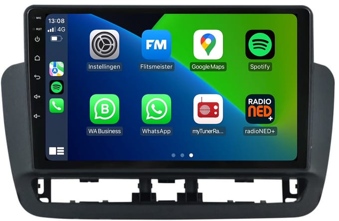Carplay autoradio voor Seat Ibiza | 2008 t/m 2014 | Android 15 | Draadloos Apple Carplay & Android Auto | 2GB + 32GB | 8-Core processor | Davilon | 2025 model | 2008 2009 2010 2011 2012 2013 2014 | Bluetooth & Wifi | Met knoppen