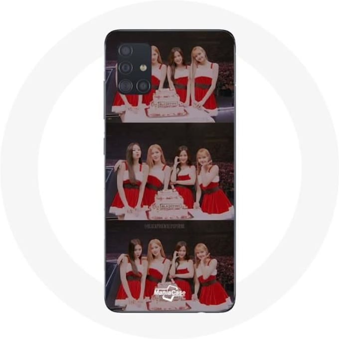 Coque pour Samsung Galaxy A71 BLACKPINK Cadeau de Noël Chanson Last Christmas