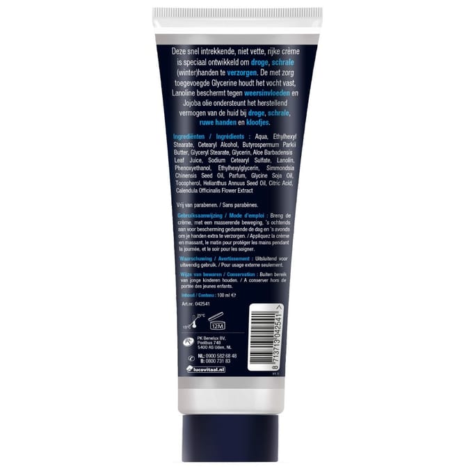 Lucovitaal - Winterhanden Balsem - 100 milliliter - Handcrème