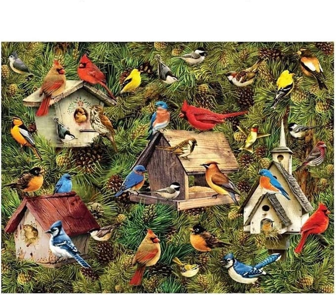 Houten Puzzel - Landschap Puzzel - Ontspanning Thuis - 1000 Stukjes - 70 x 50cm - Niet Gespecificeerd
