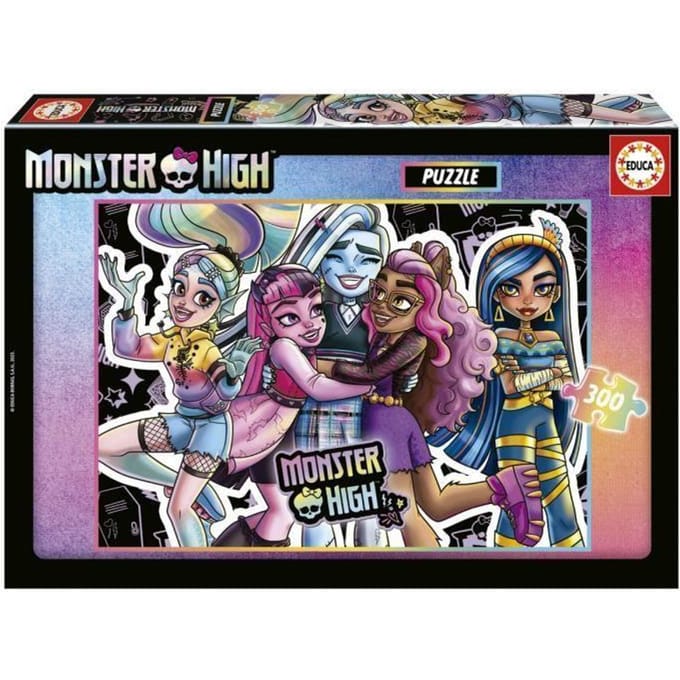 Puzzel Monster High - Educa Borras - 300 stukjes - Tekenfilms en Strips - Wit - Kind - Gemengd