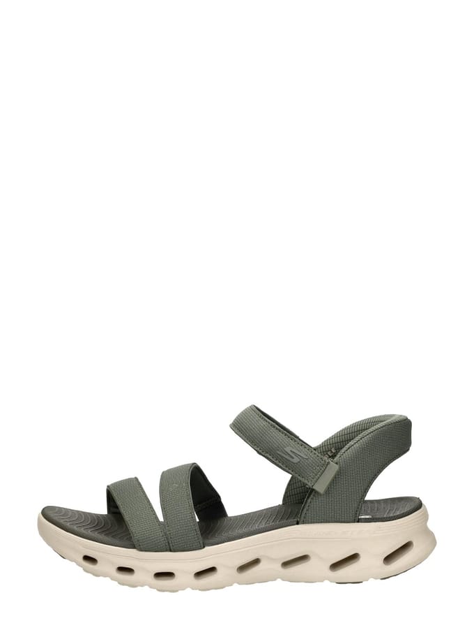 Skechers GO WALK GLIDE-STEP 2.0 SANDAL Dames Sandalen - Olijf