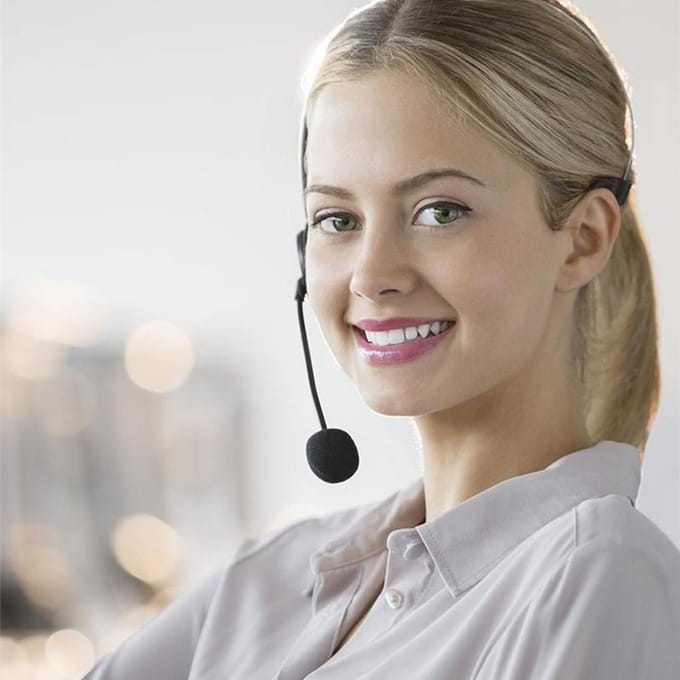 Enkelzijdige USB-bedrade headset Callcenter Monaurale hoofdtelefoon met verstelbare microfoondemping zwart