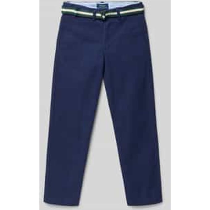 Straight leg chino van katoenmix