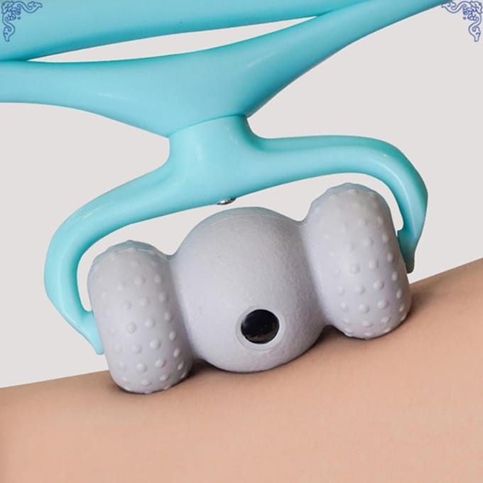 6 Trigger Point Roller Multifunctionele Nek Massager Schouder Lichaam Zelf Massage Tool Hand Druk Diepe Massager