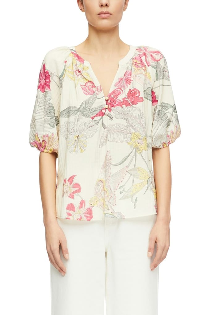 Comma  Blouses White Größe: 36 | Blusen Outlet | Damen | Weiß