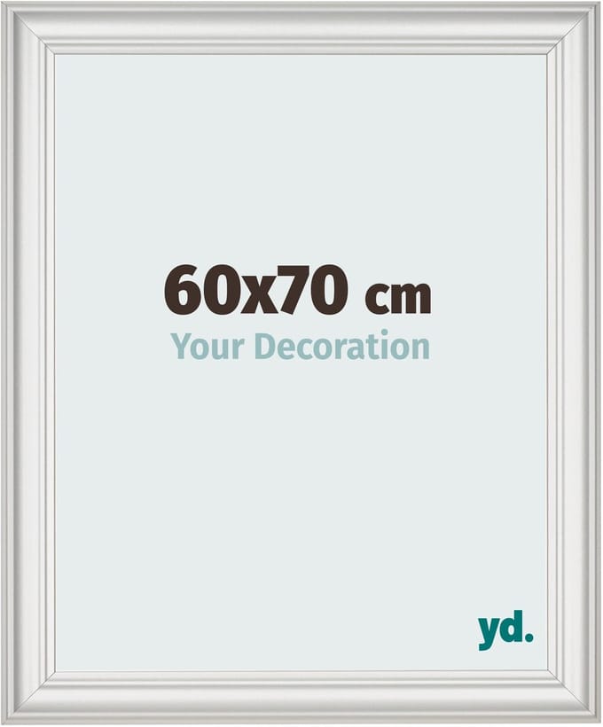 Your Decoration - Fotolijst 60x70 cm - MDF - Wit Geveegd - Lazio