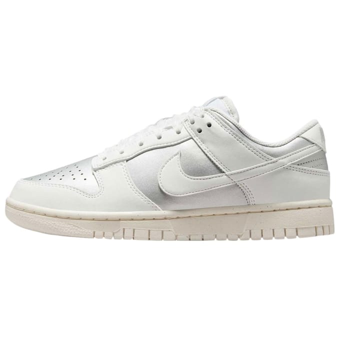 Nike Dunk Low Next Nature Sheer Lace Pack - Metallic Platinum Dames Sneakers Zilver Summit-White Pale-Ivory IB7311-001 41