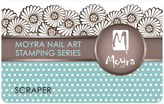 Moyra Scraper voor stamping 02 Turquoise