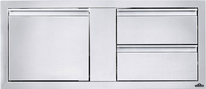 Napoleon grills - Inbouw deur en 2 lade com 115x50cm