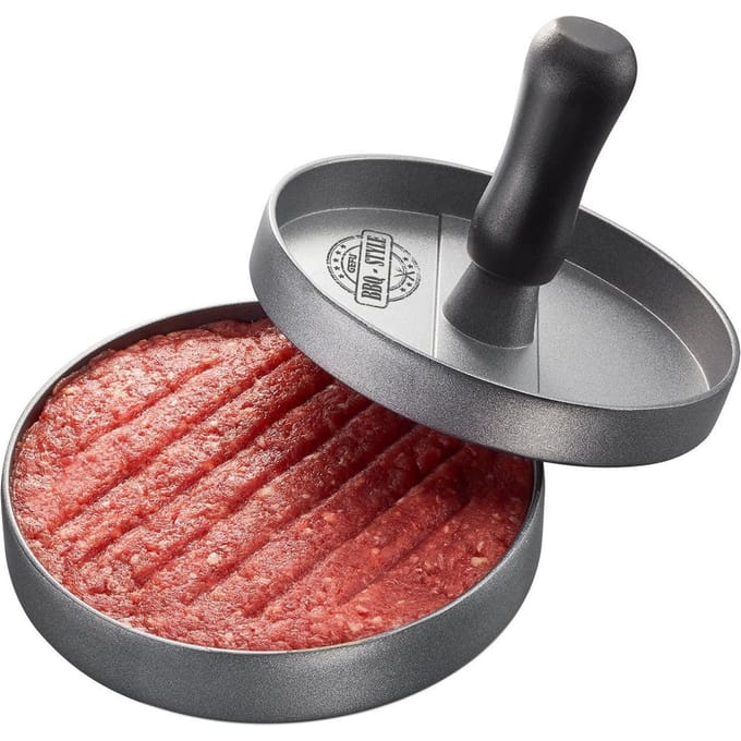 GEFU BBQ Hamburgerpers - Ø 11,8 cm - Aluminium/Kunststof