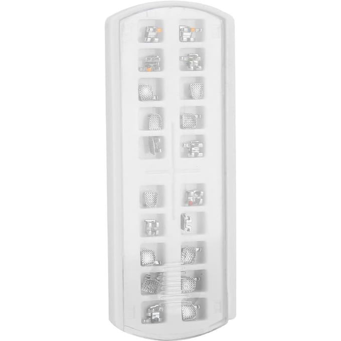 Brackets Métalliques Orthodontiques Dentaires MINI 0.022 3-4-5 Crochets Accessoire Dentaire white