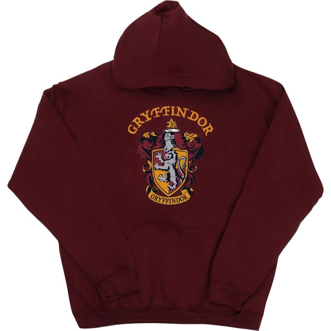 Harry Potter Jongens Gryffindor Crest Hoodie (Bourgondië)