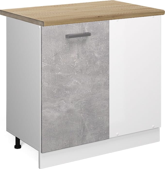 Vicco R-Line Hoekkast – 86 cm, WB Eik Beton