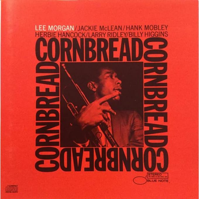 CD LEE MORGAN  JACKIE MCLEAN  HANK M  Cornbread CDP7842222 Blue Note Jazz US red