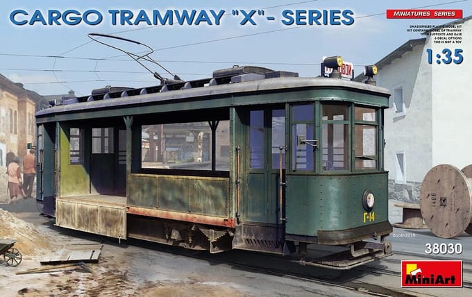 MiniArt Modelbouwpakket Militaire voertuigen - 38030 Cargo Tramway X series Plastic - 1:35 - Modelbouw