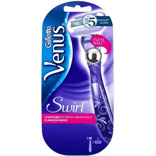 Gillette Venus Deluxe Smooth Swirl - Voor Een Extra Gladde Scheerbeurt - 1 Handvat - 1 Navulmesje
