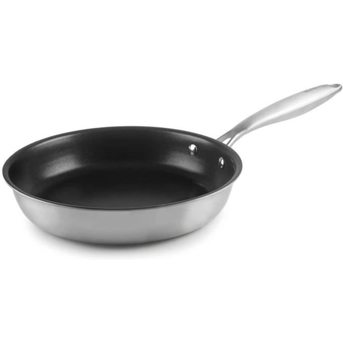 Poêle - IBILI - Triply - 22 cm - Acier Inoxydable - Antiadhésif - Induction
