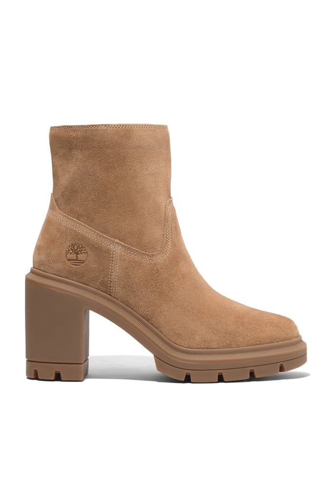 Timberland Allington Heights Mid Zip Up Boot Rust Suede Größe: 38 | Stiefel Outlet | Damen | Braun