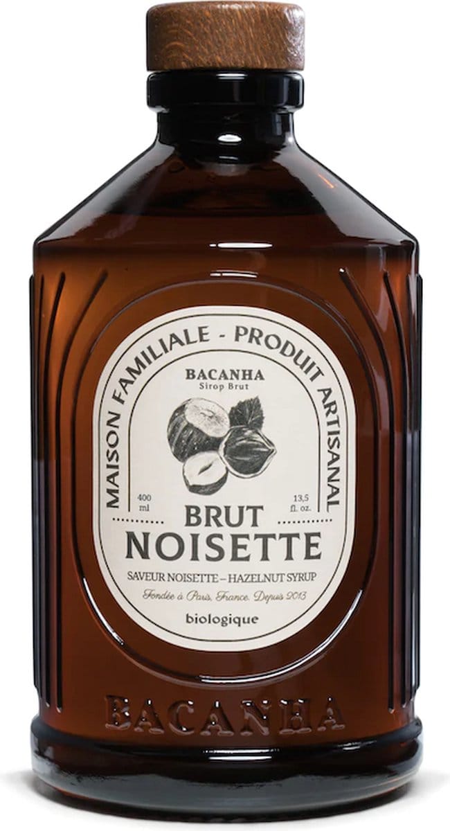BACANHA - Organic Syrup - BIO - 400ml - Noisette (HAZELNOOT)