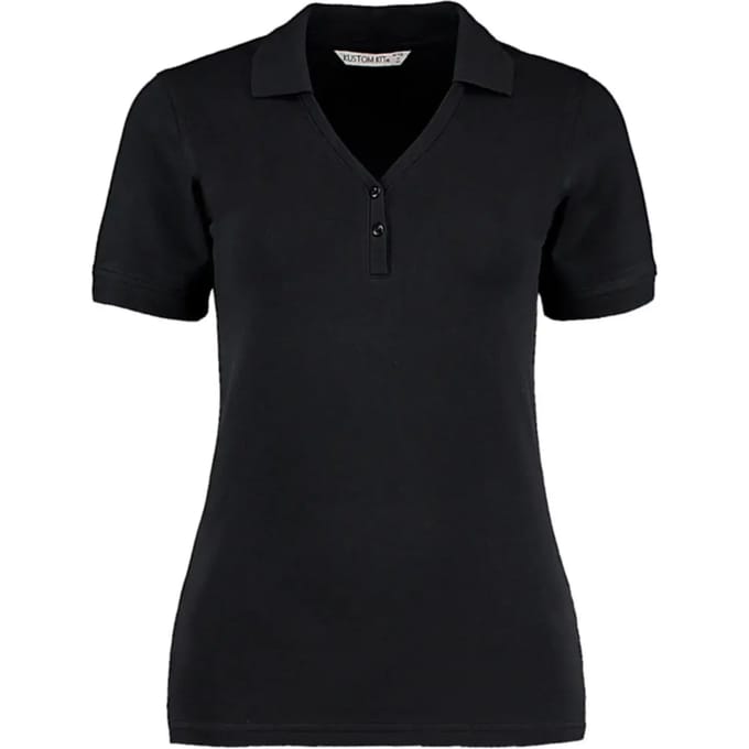 V-hals Polo Dames Kustom Kit Comfortec®