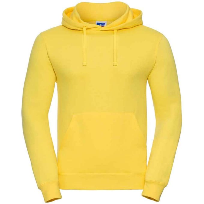 Russell Effen Heren Hoodie (Geel)