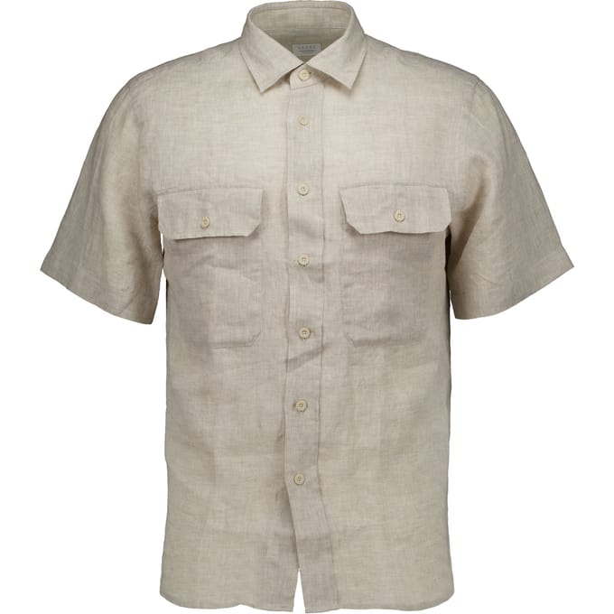 Xacus Legacy Shirt Lange Mouw Overhemden Beige 437ml/11297