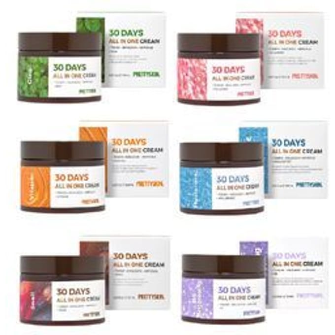 Pretty skin - 30 Days All In One Cream - 6 Types Vitamin