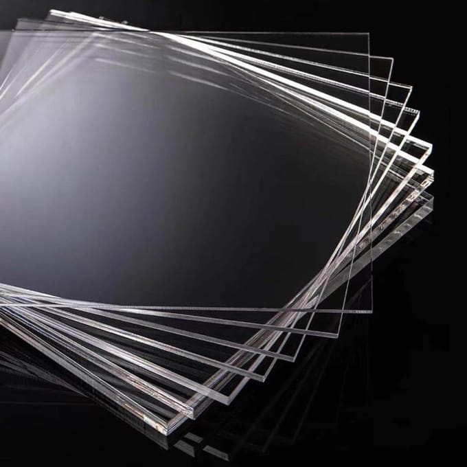 Polycarbonaat Plaat - Plastic Paneel - Kas Beglazing - Slagvast Lichtgewicht - 40x80cm - Doorzichtig