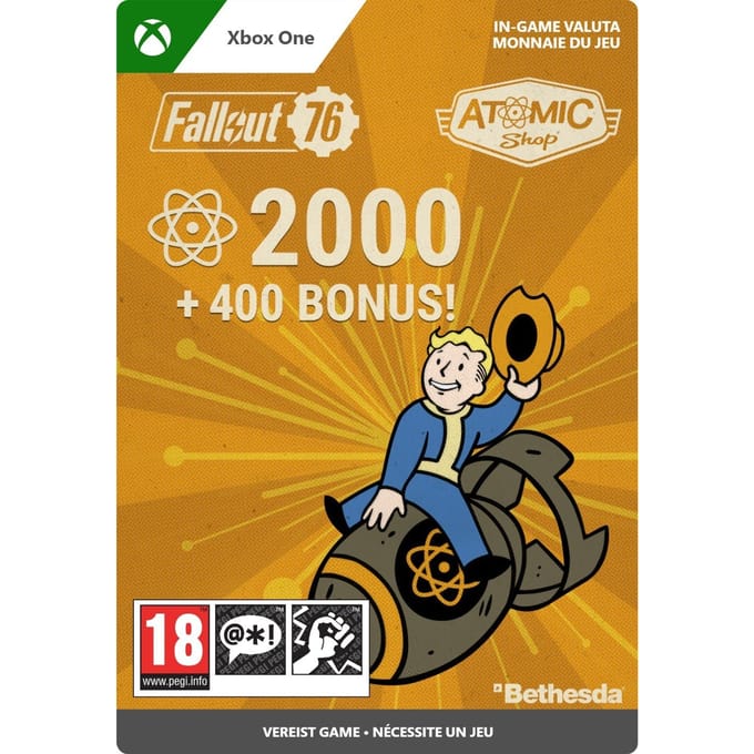 2000 Atoms (+400 extra) - Fallout 76