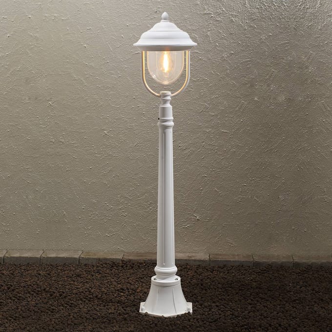Konstsmide Romantische padlamp PARMA, wit