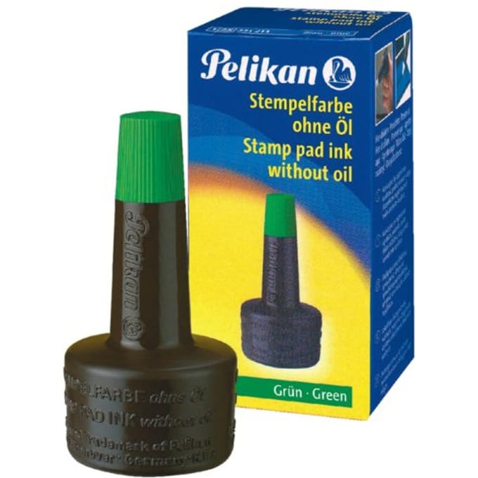Pelikan stempelinkt zonder olie groen 28ml