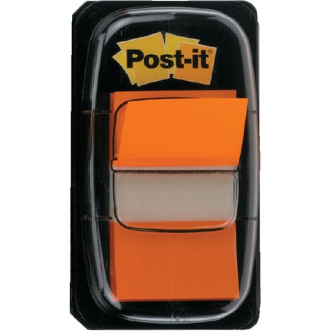 Indextabs post-it 680 25.4x43.2mm oranje 50 tabs
