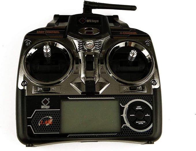 4-kanaals 2,4 GHz LCD afstandsbediening voor RC helikopters