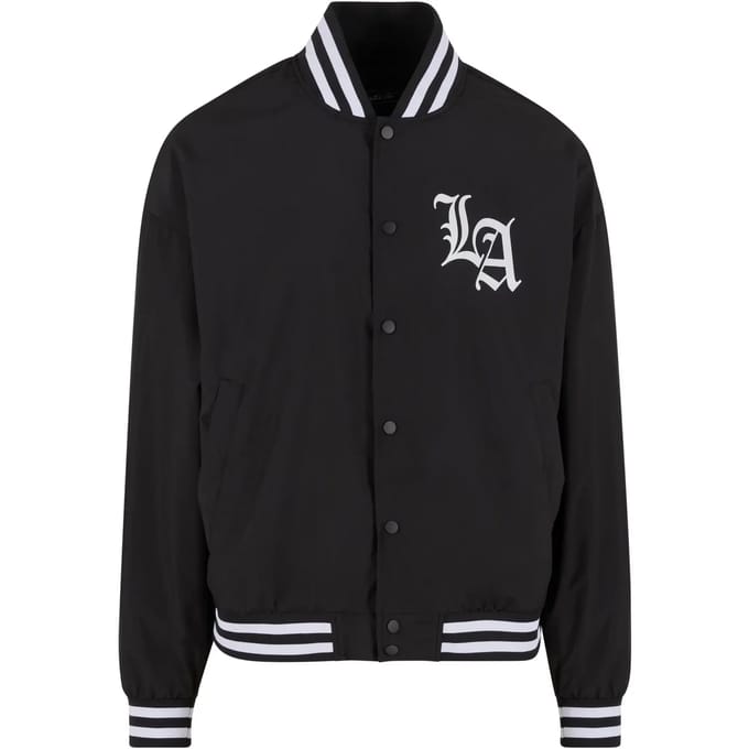 Mister Tee - Los Angeles Arc Light College jacket - S - Zwart